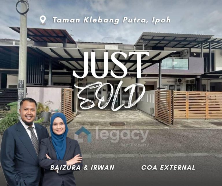ejen hartanah perak sold klebang putra